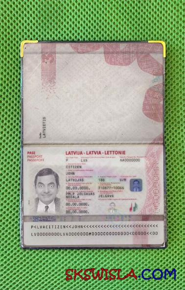 Łotwa paszport (2015-obecnie) wygląd zdjęcia pliki PSD, skan i fotografowany obraz